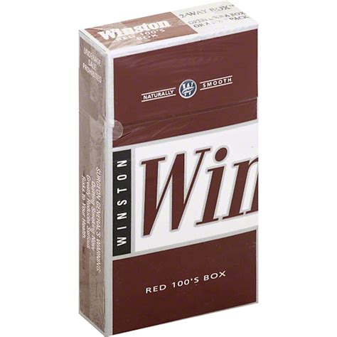 Winston Cigarettes Red 100s Box Cigarettes Baeslers Market