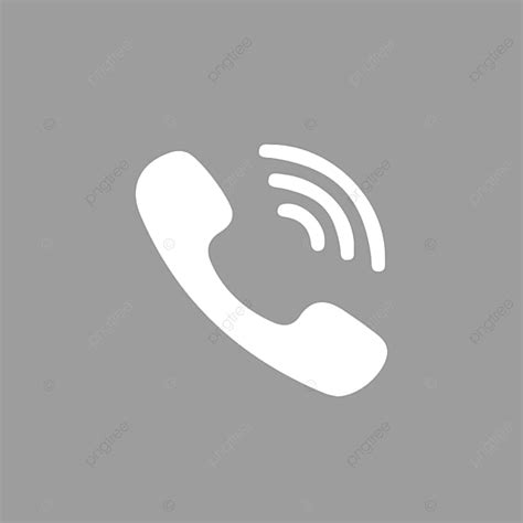 White Call Icon Png Phone Phone Icon Png And Vector With Transparent