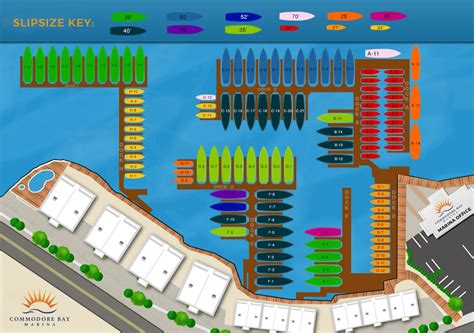 Dock Layout · Commodore Bay Marina