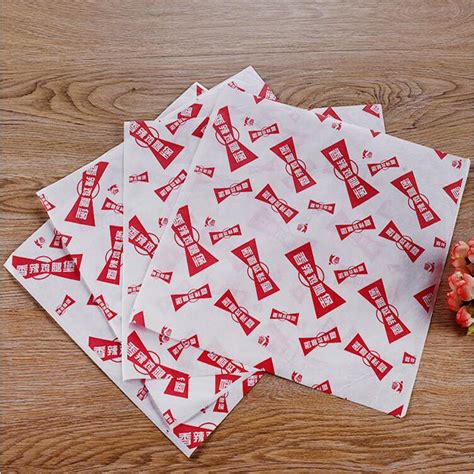Wrapping Food Paper Custom Logo Wrap Sandwich Bags Custom Greaseproof