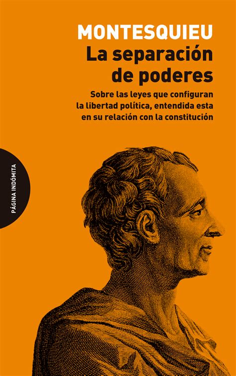 La Separación de Poderes by Montesquieu Goodreads