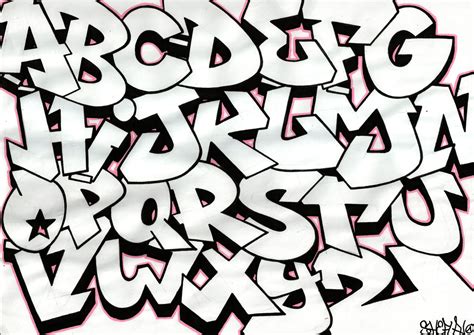 Letters Of The Alphabet In Graffiti Drawing At Getdrawings Free Download