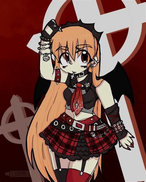 Gothic Anime Angel By Cosmiccrayons On Newgrounds