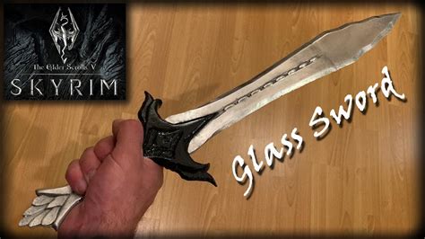 Casting The Glass Sword From The Game Skyrim Aluminum Casting Youtube