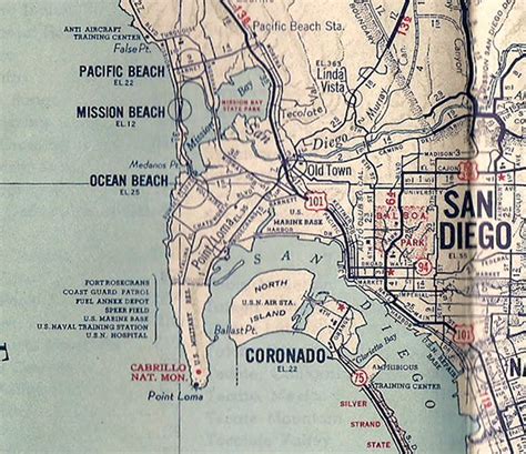 Map Of Coronado Island San Diego