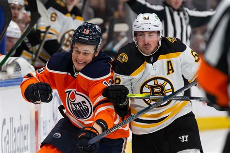 Matt Grzelcyk Scores Late Game Winner As Bruins Defeat Oilers 3 2 The