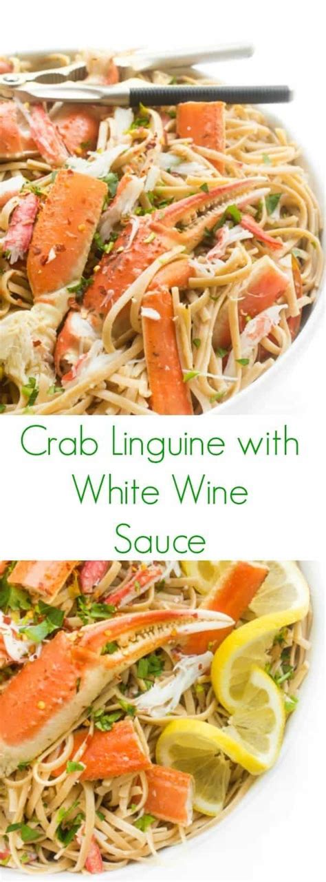 5 Step Crab Linguine In White Wine Sauce The Lemon Bowl® Recipe Linguine Recipes Seafood