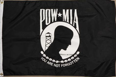 pow mia american made heavy nylon flags 2x3 officially licensed new veterans ebay