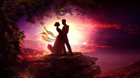 Dancing Couple In Moonlight Wallpaperhd Love Wallpapers4k Wallpapers