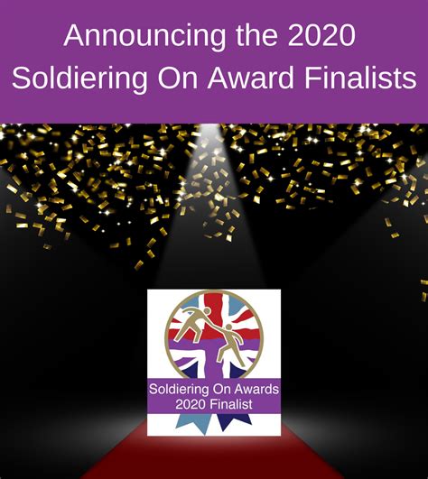 Announcing The Finalists Soldiering On Awards