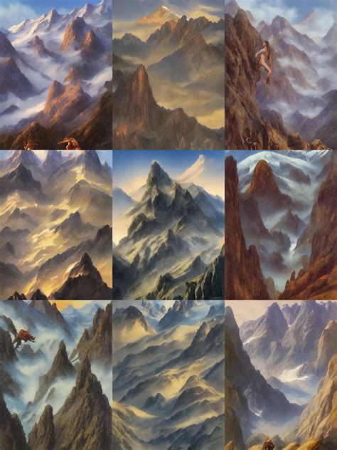 Misty Mountains Painting By Boris Vallejo Stable Diffusion OpenArt