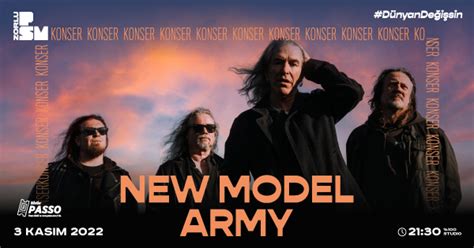 New Model Army Konseri Etkinlik İstanbul