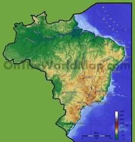 Brazil Map Maps Of Federative Republic Of Brazil