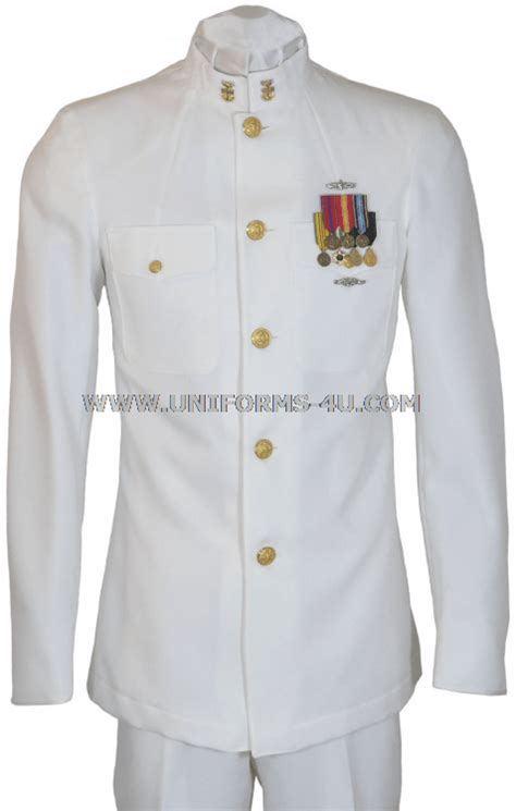 Us Navy Male Chief Petty Officer Service Dress White Uniform