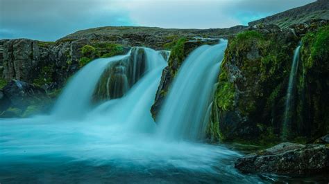 Iceland Rock Stream Waterfall 4k Hd Nature Wallpapers Hd