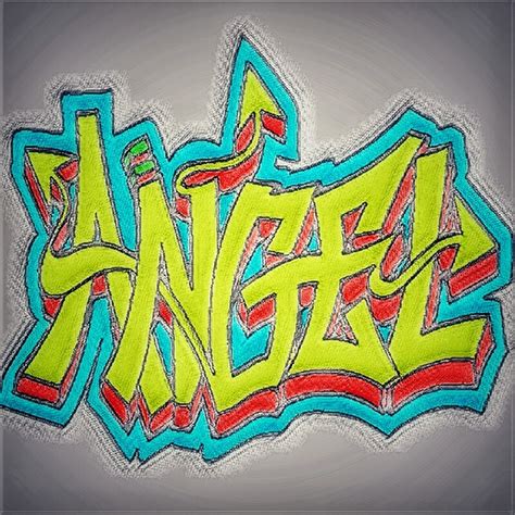 Artstation Graffiti Letters Angel
