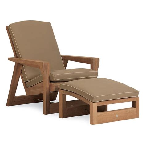 Many people enjoy lying in teak chairs in front of the pool or simply in the sun so they can get a tan. Camano Deck Lounge Chair - Sutherland Furniture