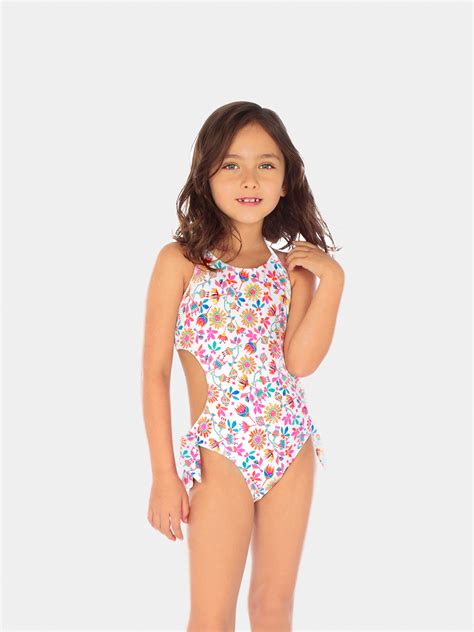 Traje De Baño Niña Entero Mini Dana One Piece 6 Meses A 14 Años