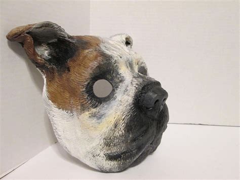 The loose skin of the head, furrowed brow, pushed Pet sculpture, English Bulldog, hand painted, dog costume ...