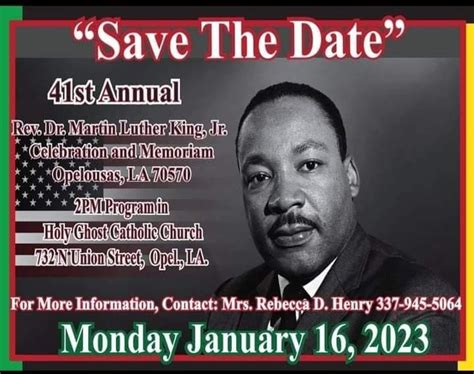 41st annual rev dr martin luther king celebration and memorial zydeco events