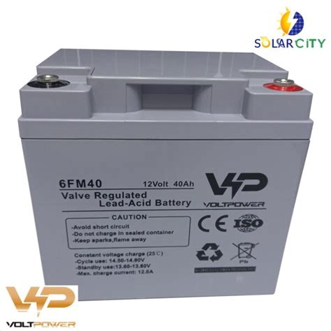 Bateria Voltpower V Ah Solar City Per