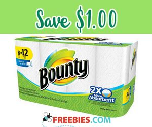 Save $1 on Bounty Paper Towels | Bounty paper towels, Paper towel, Coupons