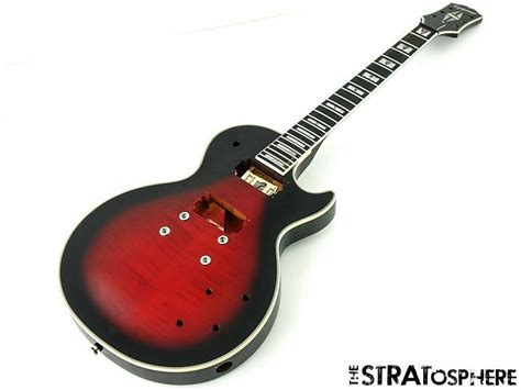 2022 Epiphone Les Paul Prophecy Body And Neck Guitar Red Tiger Reverb