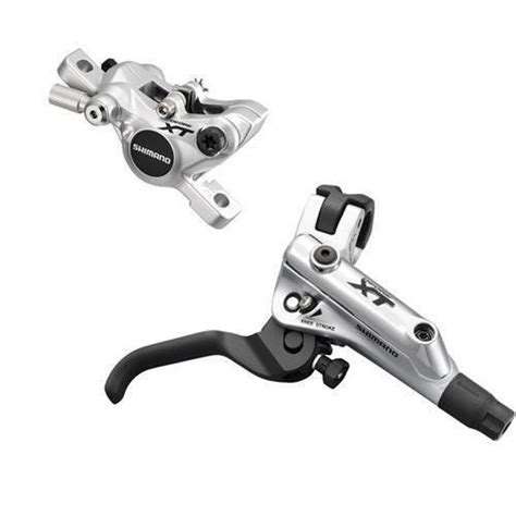 Bike Brakes Shimano Deore Xt Blm785 Brm785 Hydraulic Brake Set Front And Rear Silver Read