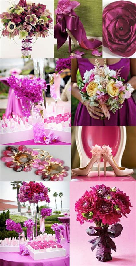 Magenta Wedding Magenta Wedding Terranea Wedding Pink Wedding Theme