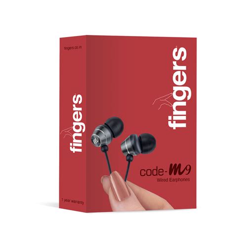 Fingers Code M9 Wired Earphones Melodious Music