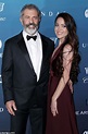 Mel Gibson, 63, and girlfriend Rosalind Ross, 28, attend a charity gala ...