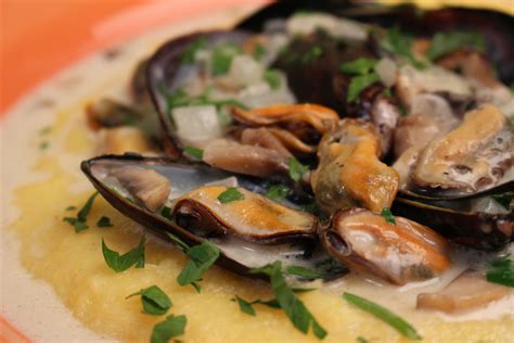 Maybe you would like to learn more about one of these? Mussels with Cream and Chives on Soft Polenta | Jacques ...