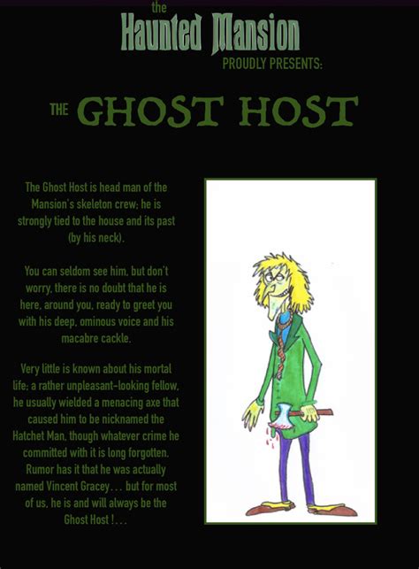 The Haunted Mansion Presents The Ghost Host By Scroogemacduck On Deviantart