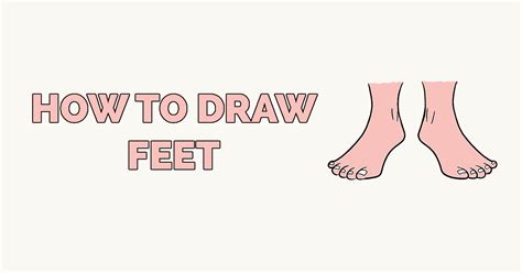 How To Draw Feet Really Easy Drawing Tutorial