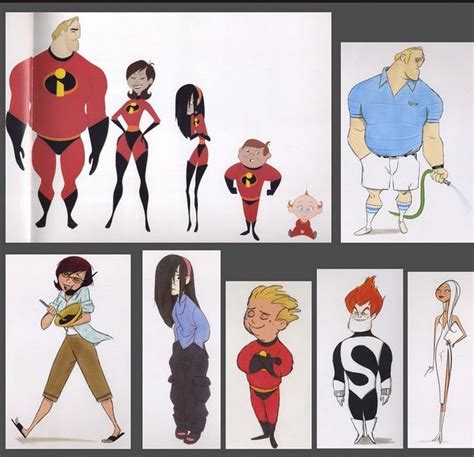 Animation News Art The Incredibles Character Design Inspiration Character Design