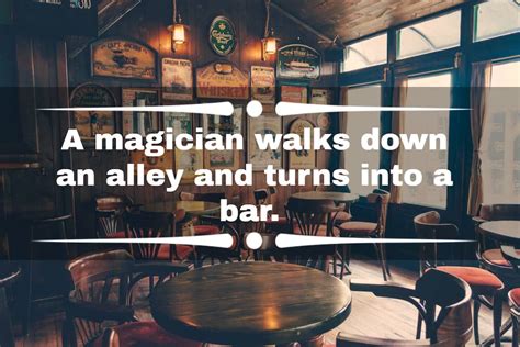50 Best Bar Jokes And One Liners That Are So Hilarious Ke