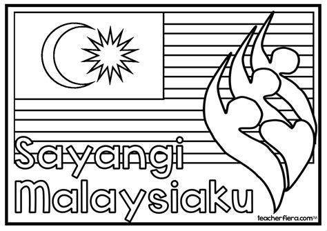 Malaysia Coloring Page Coloring Pages