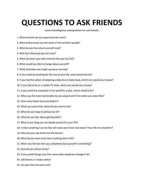 77 Wonderful Questions To Ask Friends Awesome Topics For A Fun Time