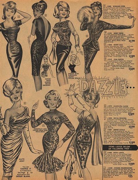 dazzle fredericks of hollywood vintage pinup vintage fashion