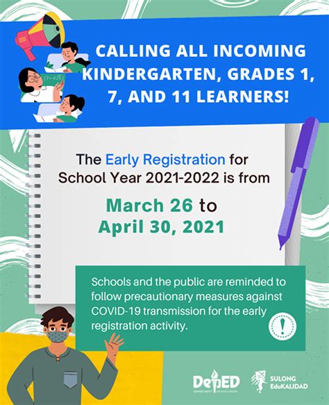 Early Registration Sy 2021 2022 Deped K 12