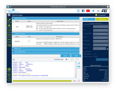 Stm32 Readout Protection Rdp Stm32world Wiki