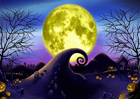 Nightmare Before Christmas Zoom Background All Fools