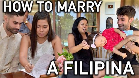 our civil wedding in the philippines how to marry a filipina youtube