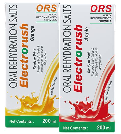 Ors Oral Rehydration Solution For Dehydration Electrorush