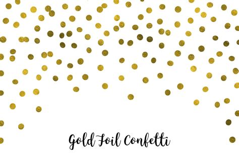 Gold Foil Confetti Transparent Png 210596 Decorations Design Bundles