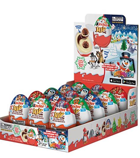 Kinder Joy Christmas Surprise Chocolate Egg Candy Wilco Farm Stores