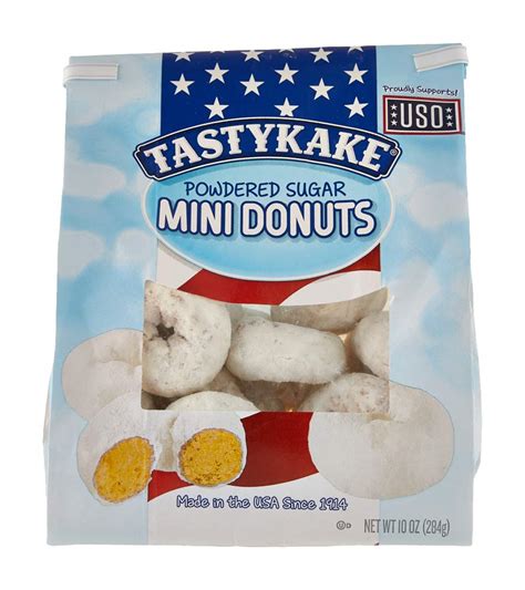 Tastykake Powdered Sugar Mini Donuts 10 Oz Grocery