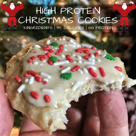 Yes, christmas cookies really can be that easy! 3-Ingredient High Protein Christmas Cookies Ingredients 3 small (270g) Bananas mashed 3/4 ...