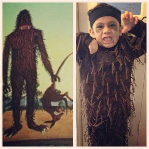 Homemade Turramulli The Giant Quinkin Costume An Aboriginal Yowie Or
