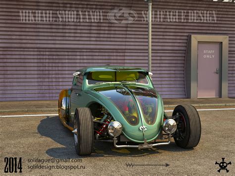 This Volkswagen Beetle Hotrod Rendering Should Become Real Autoevolution